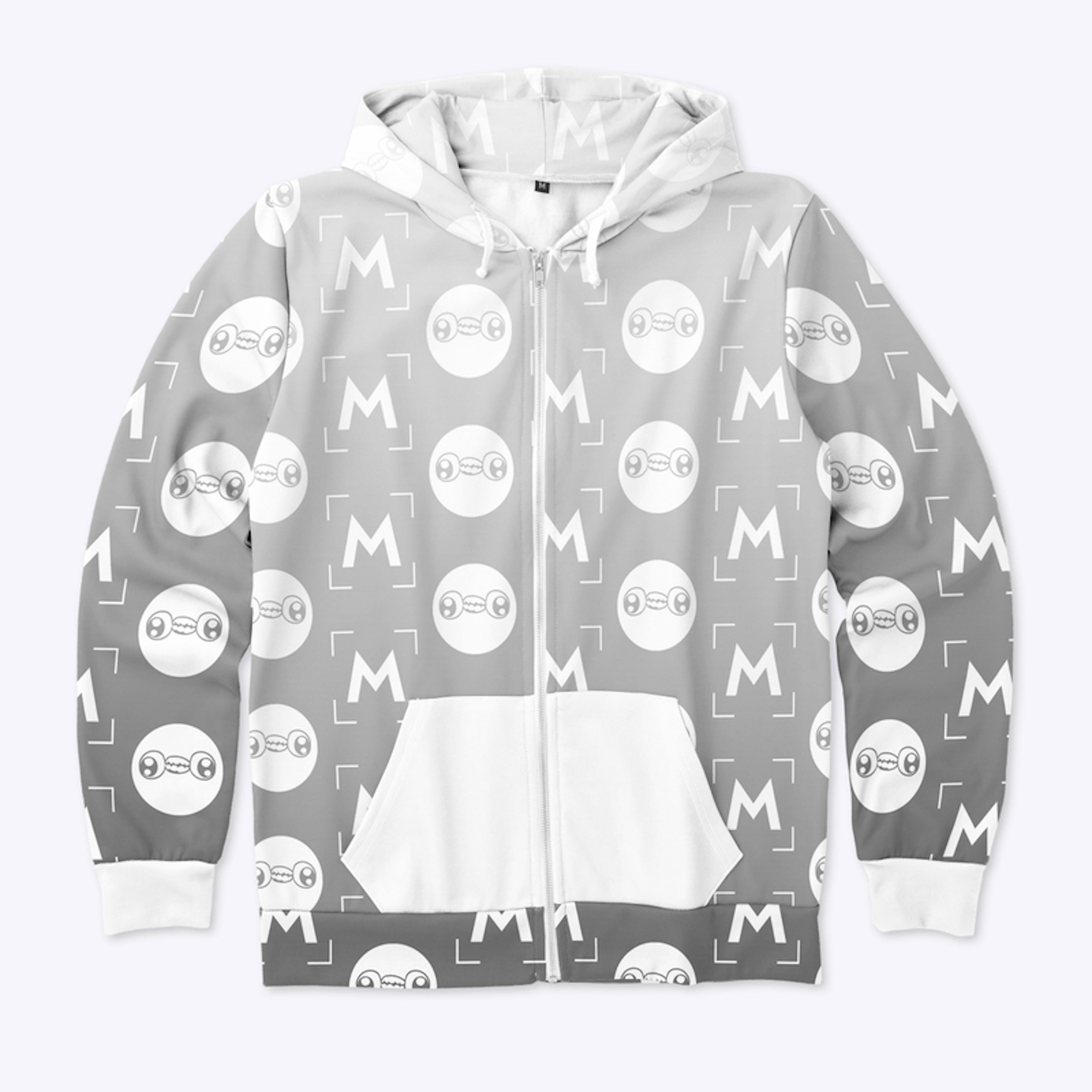 All Over Hoodie M3RK Gray